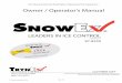 Owner / Operator’s Manual - SnowEx Products