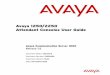 Avaya 1250/2250 Attendant Consoles User Guide