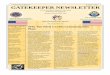 Volume XII, Edition 10 October 1, 2012 GATEKEEPER NEWSLETTER