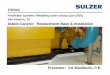 Feedwater Systems Reliability Users Group (Jan 2016) San 