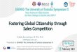Fostering Global Citizenship through Sales Competition