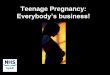 Teenage Pregnancy - SCPHRP