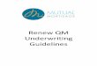 Renew QM Underwriting Guidelines