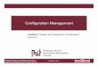 Configuration Management - Budapest University of 