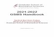 2021-2022 GSBS Handbook