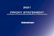 2021 PROXY STATEMENT - Schlumberger