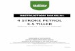4 STROKE PETROL 3.5 TILLER - Free Instruction Manuals