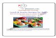 Lunch and Snacks Recipes PDF - penmai.com