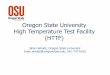 Oregon State University High Temperature Test Facility (HTTF)