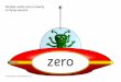 Number words zero to twenty on flying saucers