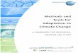 Methods and Tools for Adaptation to Climate Change