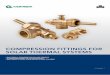 COMPRESSION FITTINGS FOR SOLAR THERMAL SYSTEMS
