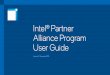Intel® Partner Alliance Program User Guide