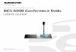 Conferencing and Discussion Systems DCS 6000 Conference Units