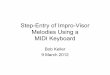 Step-Entry of Impro-Visor Melodies Using a MIDI Keyboard