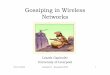Gossiping in Wireless Networks - Carleton University