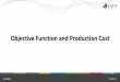 Objective Function and Production Cost