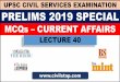 UPSC CIVIL SERVICES EXAMINATION PRELIMS 2019 SPECIAL
