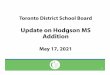 Update on Hodgson MS Addition