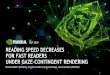 Reading Speed Decreases For Fast Readers Under Gaze