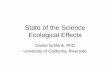 State of the Science Ecological Effects