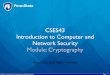 CSE543 Introduction to Computer and Network Security 