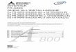 FR-A800, Guida all'installazione - Mitsubishi Electric