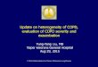 Update on heterogeneity of COPD, evaluation of COPD 