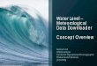 Water Level – Meteorological Data Downloader: Concept Overview