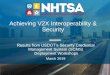 Achieving V2X Interoperability and Security