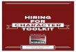 Hiring for character toolkit - ASPPA