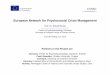 European Network for Psychosocial Crisis Management