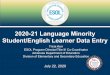 Student/English Learner Data Entry 2020-21 Language Minority
