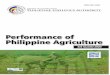 PERFORMANCE OF PHILIPPINE AGRICULTURE
