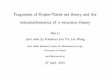 Fragments of Kripke-Platek set theory and the 