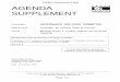 Public Document Pack AGENDA SUPPLEMENT