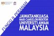 NAIB CANSELOR/REKTOR UNIVERSITI AWAM MALAYSIA