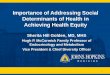 Importance of Addressing Social Determinants of Health in 