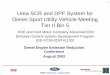 Urea SCR and DPF System for Diesel Sport Utility Vehicle 