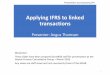 AP1A: Presentation: Applying IFRS to linked transactions