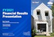 FY2021 Financial Results Presentation