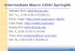 Intermediate Macro 110A/ Spring06