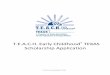 T.E.A.C.H. Early Childhood TEXAS Scholarship Application