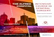 tHe alFreD IntensIve HosPItal Course In General surGery