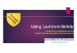 Using Ladders Safely - udallas.edu