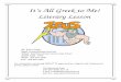 It’s All Greek to Me! Literary Lesson