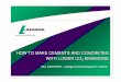 How to Make Cement and Concretes with Lower CO2 Emissions