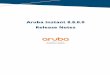 Aruba Instant 8.8.0.0 Release Notes