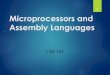 1 Microprocessors and Assembly Languages