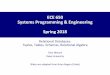 ECE 650 Systems Programming & Engineering Spring 2018